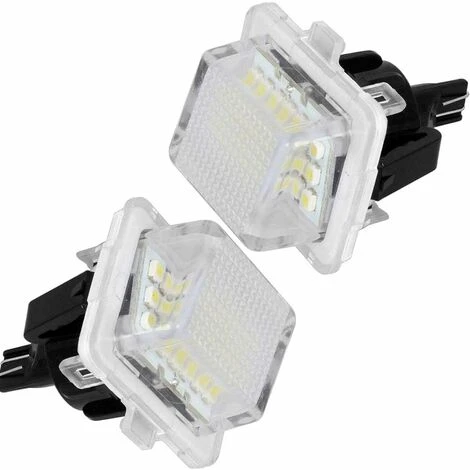 MINKUROW Éclairage De Plaque D'immatriculation 24-3528-Smd Assemblage De Lampe Pour Ces Classe Cl Sans Erreur 3w 18 Led Blanc Plaque D'immatriculation 2-Pack 5 MINKUROW Éclairage De Plaque D'immatriculation 24-3528-Smd Assemblage De Lampe Pour Ces Classe Cl Sans Erreur 3w 18 Led Blanc Plaque D'immatriculation 2-Pack – Image 3