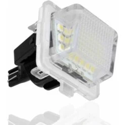 MINKUROW Éclairage De Plaque D'immatriculation 24-3528-Smd Assemblage De Lampe Pour Ces Classe Cl Sans Erreur 3w 18 Led Blanc Plaque D'immatriculation 2-Pack 10 MINKUROW Éclairage De Plaque D'immatriculation 24-3528-Smd Assemblage De Lampe Pour Ces Classe Cl Sans Erreur 3w 18 Led Blanc Plaque D'immatriculation 2-Pack -OSRAM || EUROPALAMP Soldes Boutique 83559302 4