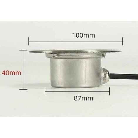 Spot Encastrable LED Exterieur Terrasse Très Mince 3W Spot LED Encastrable Exterieur IP68 Étanche Corps En Acier Inoxydable Utilisé Pour Trottoir Extérieur, Terrasse, Jardin, Parc 5 Spot Encastrable LED Exterieur Terrasse Très Mince 3W Spot LED Encastrable Exterieur IP68 Étanche Corps En Acier Inoxydable Utilisé Pour Trottoir Extérieur, Terrasse, Jardin, Parc – Image 3