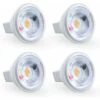 3W MR11 GU4 Ampoule LED Blanc Chaud 3000K AC/DC 12V Equivaut à L’Ampoule Halogène 35W Parfait Pour Maison, Bureau, Magasin, Supermarché, Bars, Café, Exposition, Hôtel, Restaurant, Etc (4pcs) [Classe é -OSRAM || EUROPALAMP Soldes Boutique 83996105 1