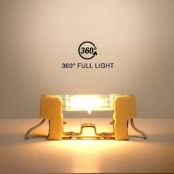 4 Pièces R7S LED 78mm Ampoules Dimmable 10W 230V, Ampoule LED Blanc Chaud 3000K, 800LM COB Ampoule LED, 360° Angle De Faisceau, Equivalent à 80W Lampe Halogène [Classe énergétique A+] -OSRAM || EUROPALAMP Soldes Boutique 84051648 3