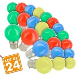 Lot De 24 Ampoules LED B22 Eq 20W Guirlande Guinguette Extérieur 8 Lot De 24 Ampoules LED B22 Eq 20W Guirlande Guinguette Extérieur -OSRAM || EUROPALAMP Soldes Boutique 8455071 2