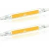 5W R7S 78MM Ampoule LED De J78 COB Filament, 500 Lumens 360 Degrés, Ampoule Halogène 30W 48W 50W équivalent, Parfait Pour Maison, Cuisine, Pièce, Balcon, Bureau, Etc (2pcs, Blanc Chaud 2700K) -OSRAM || EUROPALAMP Soldes Boutique 85337120 1