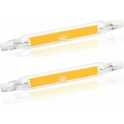 5W R7S 78MM Ampoule LED De J78 COB Filament, 500 Lumens 360 Degrés, Ampoule Halogène 30W 48W 50W équivalent, Parfait Pour Maison, Cuisine, Pièce, Balcon, Bureau, Etc (2pcs, Blanc Chaud 2700K)
