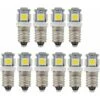 Ampoules LED E10 9 V Blanc Froid 5SMD 0,5 W (blanc Froid, 9 V) Lot De 10 -OSRAM || EUROPALAMP Soldes Boutique 85726756 1