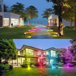 Spot LED Extérieur Avec Piquet Éclairage Extérieur LED à Piquer Lampe Jardin étanche IP65 Lumière De Pelouse 15W, Lumière D'arbre, Lumière De Sol à LED, Lumière De Pelouse Colorée RVB - -OSRAM || EUROPALAMP Soldes Boutique 85787319 4