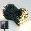 Guirlande Solaire Exterieure, 20M 200 LED Guirlande Lumineuse Exterieur Solaire Etanche, 8 Modes D'eclairage Lampe Decoratives Pour Jardin, Patio, Cloture, Anniversaire, Mariage (Blanc Chaud)