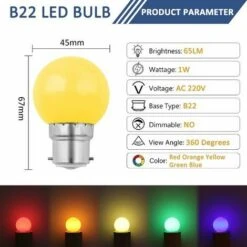 Lot De 24 Ampoules LED B22 Guirlande Guinguette Extérieur -OSRAM || EUROPALAMP Soldes Boutique 85917379 2