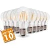 Lot De 10 Ampoules LED E27 6W Filament Eq. 54W Blanc Chaud 2700K -OSRAM || EUROPALAMP Soldes Boutique 8627837 1