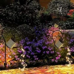 DHKLFA Lanterne Solaire à LED Pour Arrosoir, étanche, Design Creux, Décoratif, Rétro En Métal, Pour Table De Jardin, Terrasse, Cour, Allée (avec Support) -OSRAM || EUROPALAMP Soldes Boutique 86520852 4