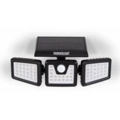 Projecteur Solaire 3 Têtes 70 LED Detecteur De Mouvement