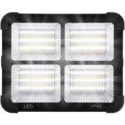 AUFUN 200W LED Projecteur De Construction Solaire Rechargeable Noir -OSRAM || EUROPALAMP Soldes Boutique 87110008 4