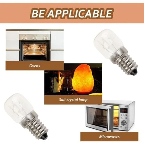 2x E14 Haute Température Ampoule 500 Degrés 25w Halogène Bulle Four Ampoule-subaoe 6 2x E14 Haute Température Ampoule 500 Degrés 25w Halogène Bulle Four Ampoule-subaoe – Image 4