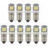 Ampoules LED E10 9 V Blanc Froid 5SMD 0,5 W (blanc Froid, 9 V) Lot De 12 -OSRAM || EUROPALAMP Soldes Boutique 87497222 1