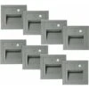 DHKLFA Lot De 8 LED Spot Mural Encastré 3W Applique Murale Escalier Etape Lumière Lampe Détecteur De Mouvement Sol Encastré Lumière Escalier Lumière Hall Lampe 2800K Blanc Chaud-Cadre Blanc-gris Chaud 1 DHKLFA Lot De 8 LED Spot Mural Encastré 3W Applique Murale Escalier Etape Lumière Lampe Détecteur De Mouvement Sol Encastré Lumière Escalier Lumière Hall Lampe 2800K Blanc Chaud-Cadre Blanc-gris Chaud -OSRAM || EUROPALAMP Soldes Boutique 87908755 1