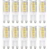 Lot De 10 Ampoules LED G9, Blanc Chaud 3000 K 5 W équivalent à Des Ampoules Halogènes 40 W 420 Lumens Non Dimmables. -OSRAM || EUROPALAMP Soldes Boutique 87996567 1