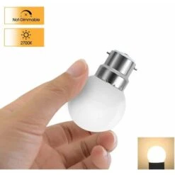 Lot De 10 Globes LED B22 G45, Blanc Chaud 3500K, 3W G45, 180lm, Boîtier En Polycarbonate Mat, Non Dimmable [Classe énergétique G] -OSRAM || EUROPALAMP Soldes Boutique 87997903 4