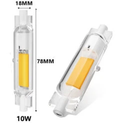 Ampoule LED R7S 78mm 30W Dimmable, Economie Energie COB Equivalent A J118mm 300W Halogene Lampe, Blanc Naturel 4000K, Pas De Scintillement, 3000LM, Eclairage A Faisceau 360°, Lot De 2 -OSRAM || EUROPALAMP Soldes Boutique 88071593 2