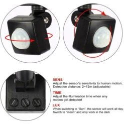 LED Projecteur Extérieur 100W Avec Détecteur De Mouvement IP65 Étanche 60000（LM） Blanc Froid Éclairage Pour Jardin Garage Terrain De Sport -OSRAM || EUROPALAMP Soldes Boutique 88191870 4