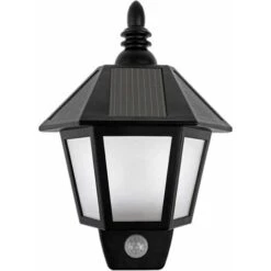 Solaire Alimenté Capteur De Mouvement Mur Lumières Extérieure De Sécurité Appliques LED Lanterne Lampe Pour Jardin Terrasse Patio