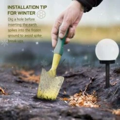 Lumière Solaire Pathway, Paquet De 6/8 Projecteur Extérieur En Forme De Boule De Lumière De Jardin Etanche à Energie Solaire Pour Patio, Cour, Passerelle, Pelouse (8) -OSRAM || EUROPALAMP Soldes Boutique 88332714 4