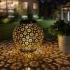 Lanterne Solaire Extérieure étanche Plus Lumineuse Suspendue Lumière Solaire Avec Motif De Fleurs, Lampe Solaire En Métal Rétro Pour Table, Extérieur, Fête, Jardin, Cour, Patio -OSRAM || EUROPALAMP Soldes Boutique 88335869 1
