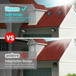 Lumière Solaire Extérieure Avec Détecteur De Mouvement 56 LED, Lumière Solaire De Jardin étanche IP65 à 120 ° Avec Cable De 5 M [Classe énergétique A++] -OSRAM || EUROPALAMP Soldes Boutique 88680084 3