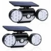 Lampe Solaire D'extérieure , Applique Murale Solaire D'extérieure, Avec 30 Projecteurs LED étanches à Double Tête, Pivotable à 360 Degrés, Avec Capteurs De Mouvement De Jardin. -OSRAM || EUROPALAMP Soldes Boutique 88773430 1