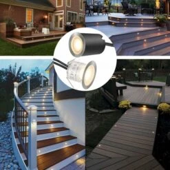 Lot De 16 Spot LED Encastrable Extérieur, IP67 Étanche, Ø 32mm, Spots à Encastrer Extérieur Pour Terrasse Bois Piscine Jardin Escaliers Deck En Bois (16 Led Blanc Chaud 2800k) 10 Lot De 16 Spot LED Encastrable Extérieur, IP67 Étanche, Ø 32mm, Spots à Encastrer Extérieur Pour Terrasse Bois Piscine Jardin Escaliers Deck En Bois (16 Led Blanc Chaud 2800k) -OSRAM || EUROPALAMP Soldes Boutique 88836345 4