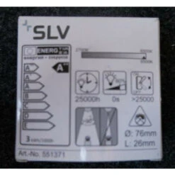 Ampoule LED 3W SMD Ø 75x29mm Blanc Froid 6500K 260lm Culot GX53 230V Non-dimmable 120° SLV -OSRAM || EUROPALAMP Soldes Boutique 89066210 3