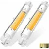 Chaque Ampoule LED R7S 118mm 30W COB à économie D'énergie à Intensité Variable équivalent à Une Ampoule Halogène J118mm 300W Blanc Chaud 3000K Sans Scintillement 1 Chaque Ampoule LED R7S 118mm 30W COB à économie D'énergie à Intensité Variable équivalent à Une Ampoule Halogène J118mm 300W Blanc Chaud 3000K Sans Scintillement -OSRAM || EUROPALAMP Soldes Boutique 89426097 1