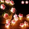 Guirlande Lumineuse Avec 40 LED 4M En Forme De Fleur De Cerisier Rose, USB Et à Piles, Pour Noël, Chambre De Fille, Chambre à Coucher, Intérieur, Extérieur, Mariage, Saint-Valentin -OSRAM || EUROPALAMP Soldes Boutique 89616991 1