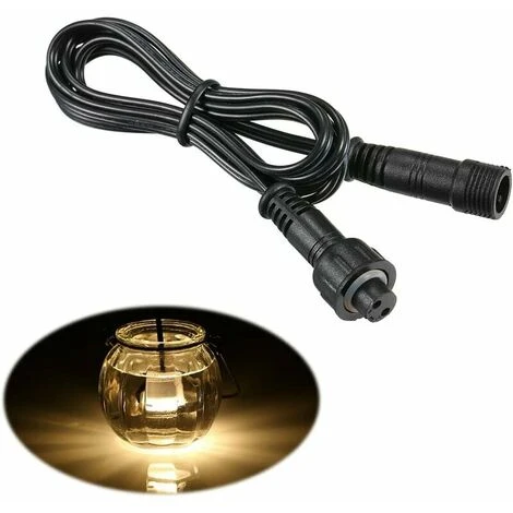 Cable Rallonge, 10 Pack, Pour Spots LED Encastrables,Etanche IP67,1M / 3.3Ft, 2Pin, Avec Connecteurs Mâles Et Femelles 5 Cable Rallonge, 10 Pack, Pour Spots LED Encastrables,Etanche IP67,1M / 3.3Ft, 2Pin, Avec Connecteurs Mâles Et Femelles – Image 3