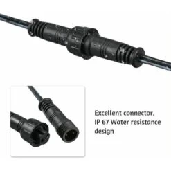 Cable Rallonge, 10 Pack, Pour Spots LED Encastrables,Etanche IP67,1M / 3.3Ft, 2Pin, Avec Connecteurs Mâles Et Femelles 10 Cable Rallonge, 10 Pack, Pour Spots LED Encastrables,Etanche IP67,1M / 3.3Ft, 2Pin, Avec Connecteurs Mâles Et Femelles -OSRAM || EUROPALAMP Soldes Boutique 90519417 4