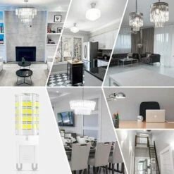 Lot De 6 Ampoules LED G9 3.5W 40W Équivalent Ampoules à Halogène 400LM Blanc Froid 6000K -OSRAM || EUROPALAMP Soldes Boutique 90750146 4