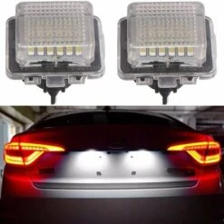 Éclairage De Plaque D'immatriculation 24-3528-SMD Assemblage De Lampe Pour Cette Classe Cl Sans Erreur 3 W 18 LED Blanc Lot De 2 Feux De Plaque D'immatriculation -OSRAM || EUROPALAMP Soldes Boutique 91016442 5