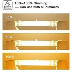 Lot De 5 R7S Ampoule Halogène 118mm 200W 230V, Tige Halogène R7S 118mm, Ampoule Halogène R7s Lampe Tige Halogène Dimmable Pour Spot De Bâtiment, Eclairage Paysage De Travail, Eclairage Salon -OSRAM || EUROPALAMP Soldes Boutique 91087127 5