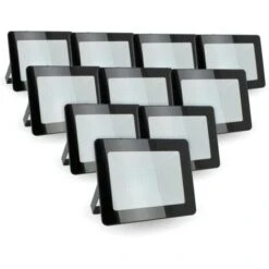 Lot De 10 Projecteurs LED 30W IP65 Extérieur Température De Couleur: Blanc Chaud 3000K