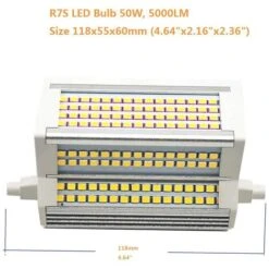 Ampoule LED R7S 50W Lumière Chaude Dimmable 3000k Double Extrémité J118 Type J 118mm 4.64 Projecteur LED 5000LM Equivalent 500W Halogène Lampadaire 200 Degrés Intérieur Et Extérieur (3000k) 10 Ampoule LED R7S 50W Lumière Chaude Dimmable 3000k Double Extrémité J118 Type J 118mm 4.64 Projecteur LED 5000LM Equivalent 500W Halogène Lampadaire 200 Degrés Intérieur Et Extérieur (3000k) -OSRAM || EUROPALAMP Soldes Boutique 91949207 4