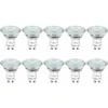 Lot De 10 Ampoules LED GU10, Blanc Froid 5000 K, équivalent Spot Halogène 50 W, 4 W 325 Lm à économie D'énergie, Faisceau Large 110°, Non Dimmable. -OSRAM || EUROPALAMP Soldes Boutique 92334652 1