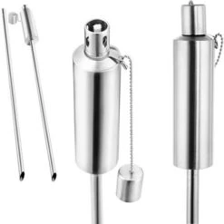 Torche De Jardin Set De 6/12, Torche à L'huile Flambeau Acier Inxydable - 115 Cm 6er Set -OSRAM || EUROPALAMP Soldes Boutique 92754964 5