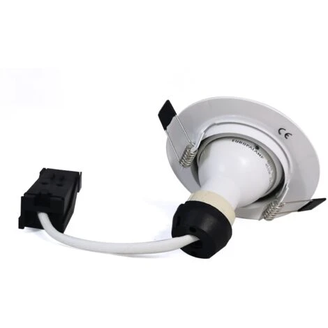 EUROPALAMP 20 Spots Encastrable Orientable BLANC Avec GU10 LED De 7W Eqv. 56W Blanc Chaud 2700K 7 EUROPALAMP 20 Spots Encastrable Orientable BLANC Avec GU10 LED De 7W Eqv. 56W Blanc Chaud 2700K – Image 5