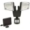 Projecteur Solaire 2 Têtes 100 LED Détecteur De Mouvement