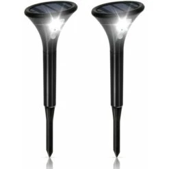 Pack De 2 Lampes LED Solaire Avec Détecteur De Mouvement