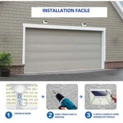 Ensemble De 2 Projecteurs Solaires Avec Détecteur De Mouvement 100led Support 270 Degrés Couleur: Noir -OSRAM || EUROPALAMP Soldes Boutique 93579416 4