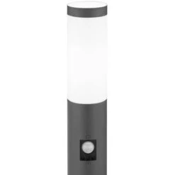 Globo Lampadaire De Jardin Lampe De Jardin En Acier Inoxydable Avec Détecteur De Mouvement Anthracite E27 éclairage De Chemin De Jardin, 3 Réglages De Capteur, 1x E27, H 80 Cm -OSRAM || EUROPALAMP Soldes Boutique 93859392 4