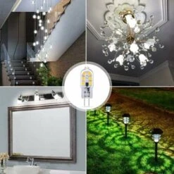 Lot De 10 Ampoules LED G4 12 V 2 W Blanc Froid 6000 K 200 Lm Couvercle De Cuisine Pour Camping-car Non Dimmable -OSRAM || EUROPALAMP Soldes Boutique 93983686 3