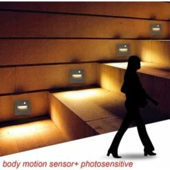 Spot Encastrable Extérieur Mur Et Plafond de 4 LED Spot Mural Encastré 3W Applique Murale Escalier Etape Lumière Lampe Détecteur De Mouvement Sol Encastré Lumière Escalier Lumière Hall Lampe 2800K Bla 11 Spot Encastrable Extérieur Mur Et Plafond de 4 LED Spot Mural Encastré 3W Applique Murale Escalier Etape Lumière Lampe Détecteur De Mouvement Sol Encastré Lumière Escalier Lumière Hall Lampe 2800K Bla -OSRAM || EUROPALAMP Soldes Boutique 94305456 5