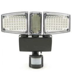 Projecteur Solaire 3 Têtes 178 LED Détecteur De Mouvement -OSRAM || EUROPALAMP Soldes Boutique 9443073 3
