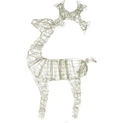 Renne Lumineux Blanc 93cm. 50 Leds Blanc Chaud